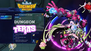 Digimon Masters Online NADMO DATS HQ Basement Storage Dungeon TERAS TeslaJellymon Amphimon [upl. by Wilhelmine932]