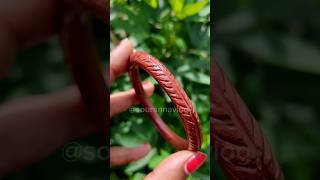 আজ প্রথমবার বানালাম মাটির চুরি art clay jewellery shorts trending minivlog [upl. by Brandwein]