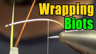 Goose amp Turkey Biot Bodies Made Easy  How To Wrap amp Use Fly Tying Biots  Fly Tying Tips amp Tricks [upl. by Stefanac138]