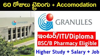 Accommodation కూడా ఇస్తారు Granules India Pharma Jobs  Pharma Jobs Latest [upl. by Farah732]