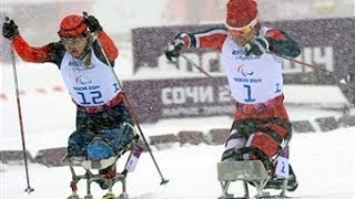 Womens 1km sprint sitting Final  Nordic skiing  Sochi 2014 Paralympic Winter Games [upl. by Any]