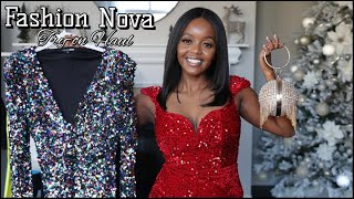 OMG EVERYTHING SLAY  HELP ME PICK MY VALENTINES DRESS ft FASHION NOVA CURVE [upl. by Alemak]