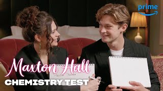 Harriet HerbigMatten and Damian Hardung Do a Chemistry Test  Maxton Hall  Prime Video [upl. by Ynagoham473]