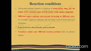 MAILLARD REACTION  FOOD CHEMISTRY MONOSACCHARIDE REACTIONS  FOOD TECHNOLOGY [upl. by Alegnatal]