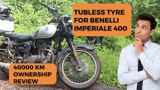 Don’t Buy Benelli Before Watching this Video  Tyre Change After 40000 KM  Ownership Review [upl. by Strawn]