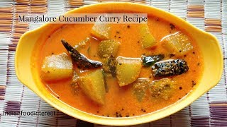 Mangaluru southekayi huli  Mangalore Cucumber Curry Recipe  Udupi Mangalore style [upl. by Lissner]