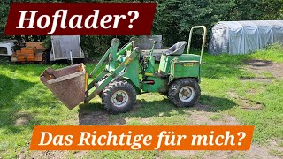 Striegel 200 Hoflader  Neue Buchsen und neues Fahrpedal  Doch lieber ein Radlader [upl. by Sigrid]