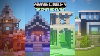 🔨 Minecraft Architecture Architectural Styles [upl. by Nodnahs]