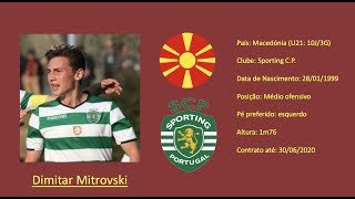 Dimitar Mitrovski  Димитар Митровски Akademija Pandev  Macedonia 2019 highlights [upl. by Giliane]