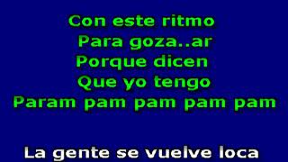 Mister Chivo  Param Pam Pam Karaoke Demo [upl. by Ynaffital572]