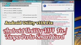 Android Utility Tool Force New update is availablesmart card not detected connect valid smart card [upl. by Idoux]