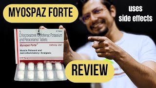 Myospaz forte tablet uses in Hindi  Dose side effects  myospaz forte tablet kis kaam aati hai [upl. by Cecilla545]