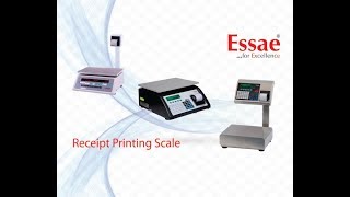 Receipt Printing Scale [upl. by Nnylyahs]