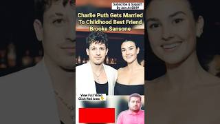 Charlie Puth And Brooke Sansone Married  Charlie Puth  Brooke Sansone [upl. by O'Gowan]