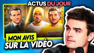 Mon avis sur la vidéo de McFly et Carlito avec Macron avion détourné Eurovision Actus du jour [upl. by Pierpont]