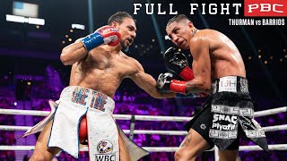 Thurman vs Barrios FULL FIGHT February 5 2022  PBC on FOX PPV [upl. by Auqeenwahs231]