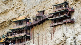 Chinas Hanging Monastery  4K [upl. by Agnimod917]