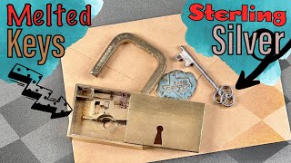 1601 Handmade Lock Made of Melted Keys [upl. by Whitebook]