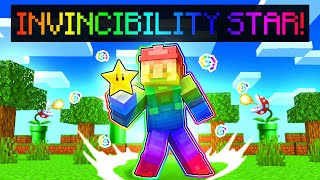 Super Mario INVINCIBILITY STAR  Minecraft Super Mario  190 [upl. by Afesoj411]