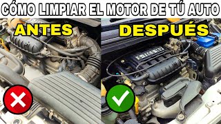 ✅ ASÍ LIMPIA EL MOTOR DE TU AUTO DE UNA FORMA RÁPIDA Y SENCILLA [upl. by Alekim476]