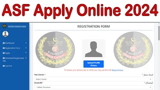 How to Apply in ASF Online Registration ASF Online Apply Process How to apply for ASF Jobs 2024 [upl. by Orhtej]