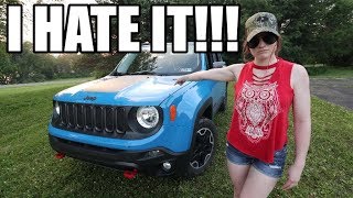 5 THINGS I HATE ABOUT MY JEEP RENEGADE TRAILHAWK [upl. by Odey236]