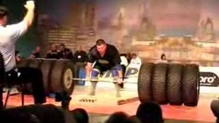 Arnold Strongman 2008 Zydrunas Savickas 1066 Hummer Deadlift [upl. by Leamiba269]