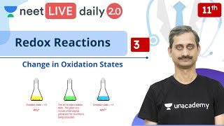 NEET Redox Reactions  L3  Class 11  Live Daily 20  Unacademy NEET  Anoop Vashishtha [upl. by Atwahs]