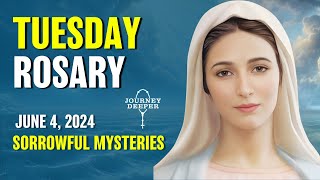 Tuesday Rosary ❤️ Sorrowful Mysteries of the Rosary ❤️ June 4 2024 VIRTUAL ROSARY [upl. by Algy]