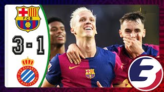 FULL MATCH HIGHLIGHTS  FC BARCELONA 31 ESPANYOL  ALL GOALS AND SKILLS  LA LIGA 20242025 [upl. by Richman123]