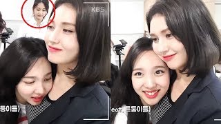 ENG SUB Little Somi meets her unnies 2015 vs 2018 [upl. by Nesyt]