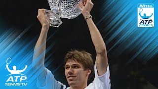 Sampras vs Stich ATP Finals 1993 Final Highlights [upl. by Sivartal]