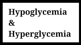 Hypoglycemia  Hyperglycemia  sugar problem  sugar detail in hindi  symptoms  cause  pathology [upl. by Thibault]