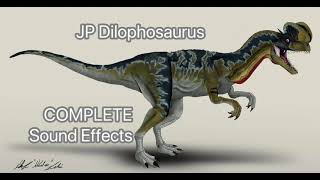 JP Dilophosaurus sound effects COMPLETE Movie Version [upl. by Ahtelra]