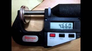 Micrometro digital 025mm starrett [upl. by Rockie]