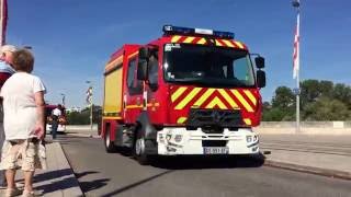 Défilé Pompiers Tours 2016 [upl. by Annairba]