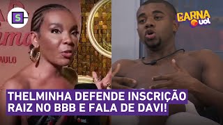 Thelminha monta TOP 3 do BBB 24 e defende inscrição de pipocas A gente sabe que é sofrido [upl. by Adnwahsar839]