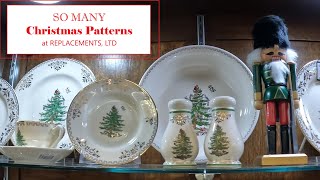 REPLACEMENTS LTD  Christmas China Spode Vietri Juliska Dinnerware Place settings [upl. by Hedi919]