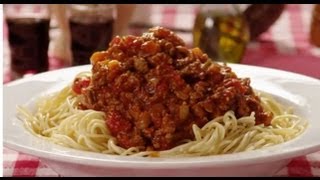 How to Make Meaty Spaghetti Sauce  Pasta Recipe  Allrecipescom [upl. by Bendicta]