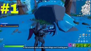 Fortnite  Receive Your Next Objective In Logjam Woodworks amp Collect Readings From Seismometers [upl. by Anyal91]