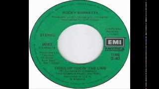 Rocky Burnette  Tired of Toein The Line 1980 [upl. by Kynthia]