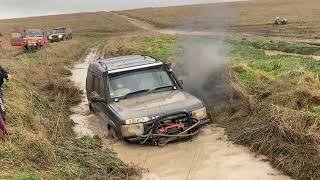 Salisbury Plains 4x4 Offroad  Defenders Discoverys bikes TD5s Jimmy a Santana PS10 in the mud [upl. by Beutner]