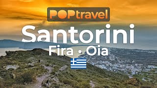 Walking from FIRA to OIA  Santorini Greece🇬🇷 4K 60fps UHD [upl. by Wurst]