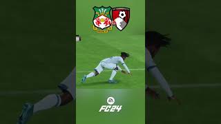 Semenyo opens the score  Wrexham AFC V Bournemouth FC24 shorts [upl. by Eifos]