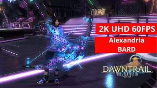 FFXIV Dawntrail Alexandria BARD GAMEPLAY 62 2kMAX PRESET [upl. by Annazor303]