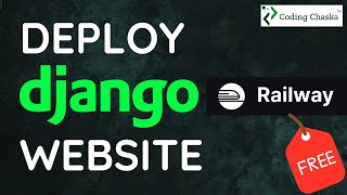 Deploy your Django app on Railway Free  Alternative to Heroku [upl. by Sofia]