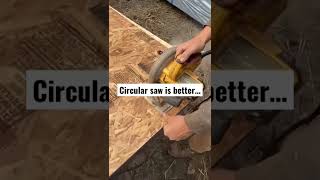 Dewalt Circular saw versus worm drive ￼Dewalt SkilSaw￼ Construction￼ Framing￼￼ [upl. by Atinit]