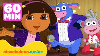 Dora  Dora lexploratrice se fait de nouveaux amis  Compilation d1 heure  Nickelodeon Jr France [upl. by Paten]