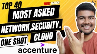 Crack Accenture with These Top 40 Network Security Cloud Questions [upl. by Andeee]