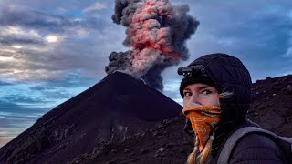 Hiking Acatenango Volcano amp Seeing The Most Active Volcano In Central America 🇬🇹 GUATEMALA TRAVEL [upl. by Manard]